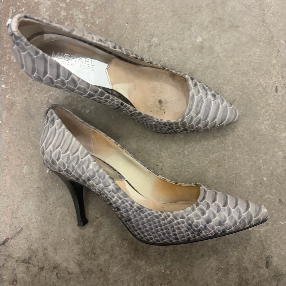 Michael Kors Snakeskin‎ Patterned Heels